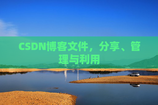 CSDN博客文件，分享、管理与利用